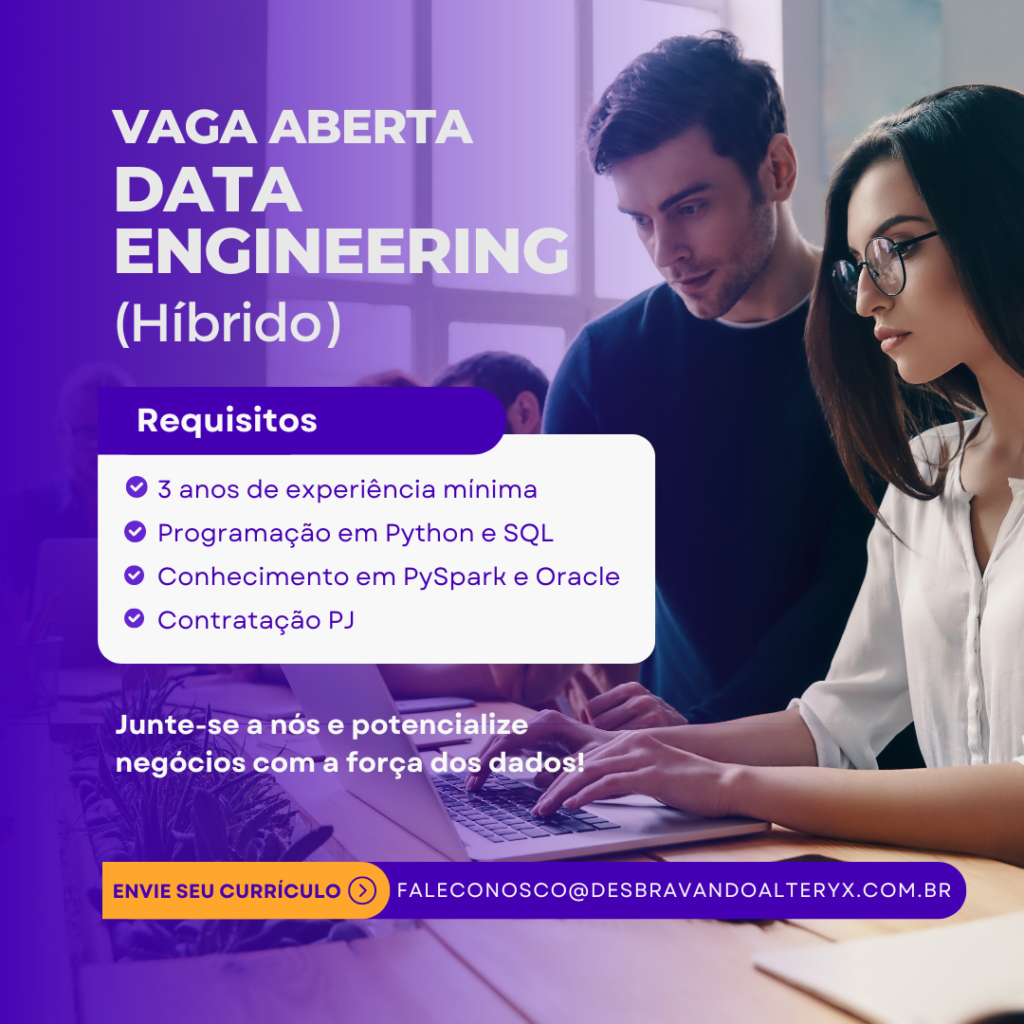 Vaga Aberta: Data Engineer Pleno